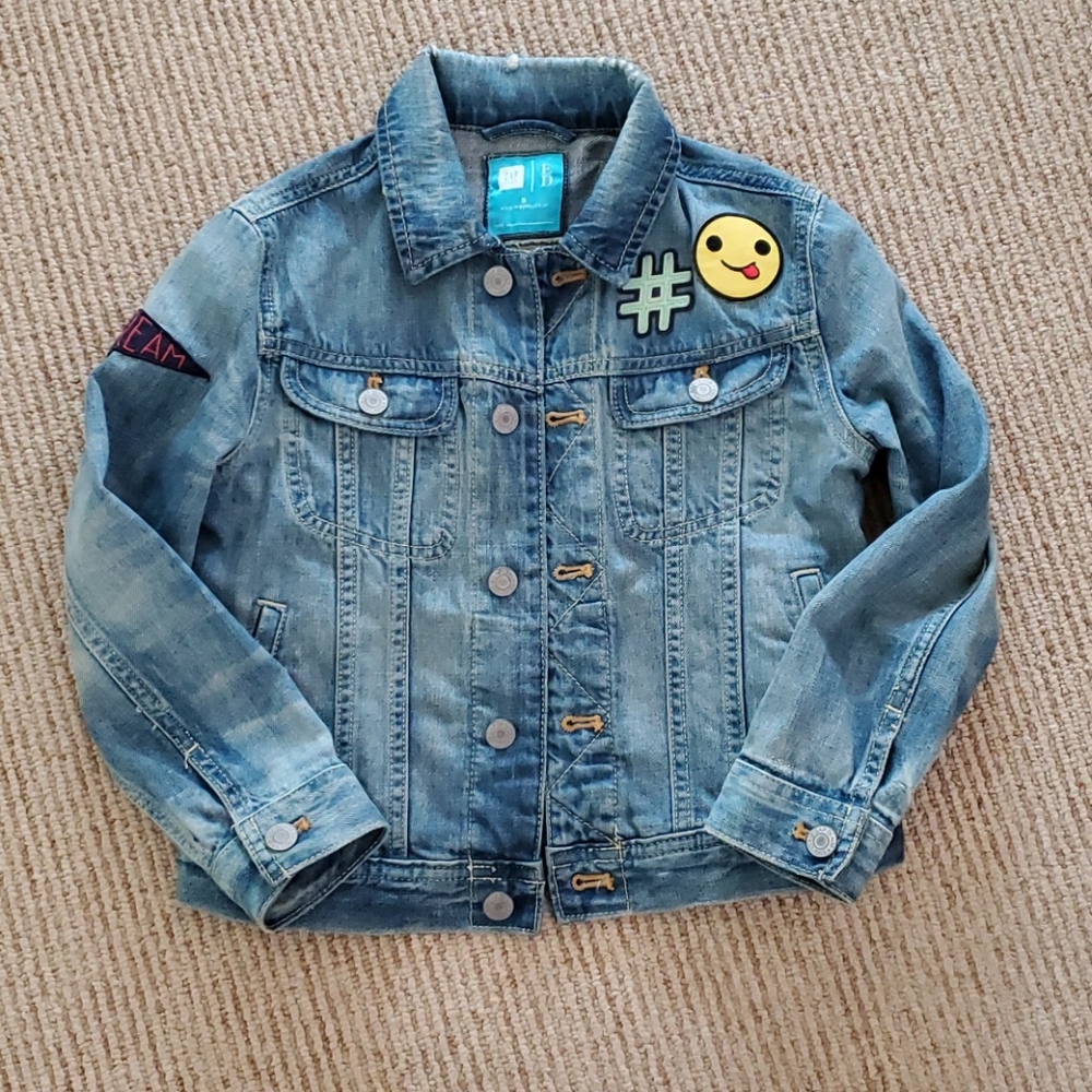 Gap Kids ED Denim Patch Jacket